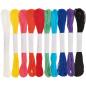 Preview: Rico Design Stickgarn Set Rainbow 10teilig