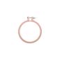 Preview: Rico Design Stickring aus Kunststoff rosa 10,1cm