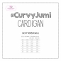 Preview: "Curvy Jumi" Cardigan von rosarosa