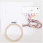 Preview: Rico Design Stickpackung Mini Kit Regenbogen Bild Ø10 cm Preview: Rico Design Stickpackung Mini Kit Regenbogen Bild Ø10 cm