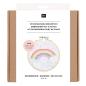 Preview: Rico Design Stickpackung Mini Kit Regenbogen Bild Ø10 cm Preview: Rico Design Stickpackung Mini Kit Regenbogen Bild Ø10 cm