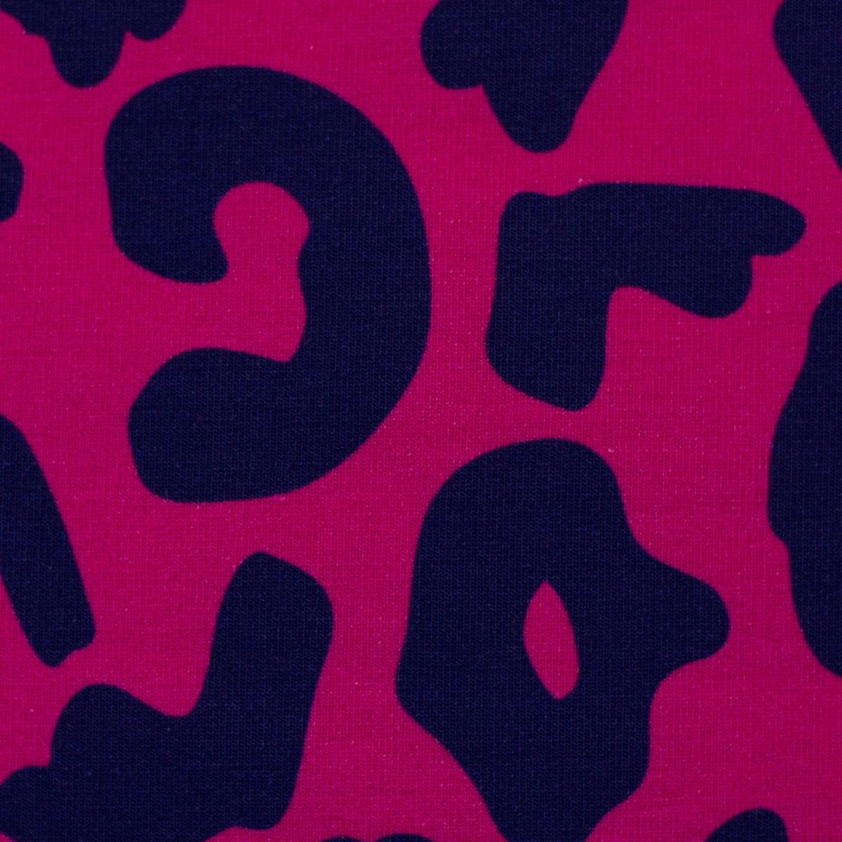 French Terry, Modal Sweat "Happy Leo" Swafing - pink French Terry, Modal Sweat "Happy Leo" Swafing - pink