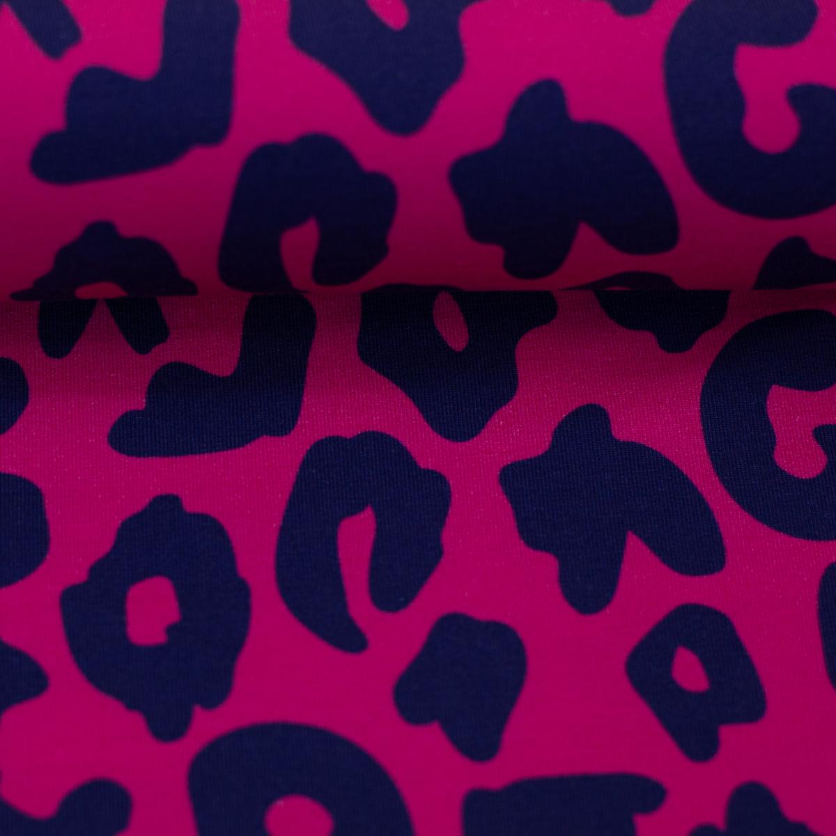 French Terry, Modal Sweat "Happy Leo" Swafing - pink French Terry, Modal Sweat "Happy Leo" Swafing - pink