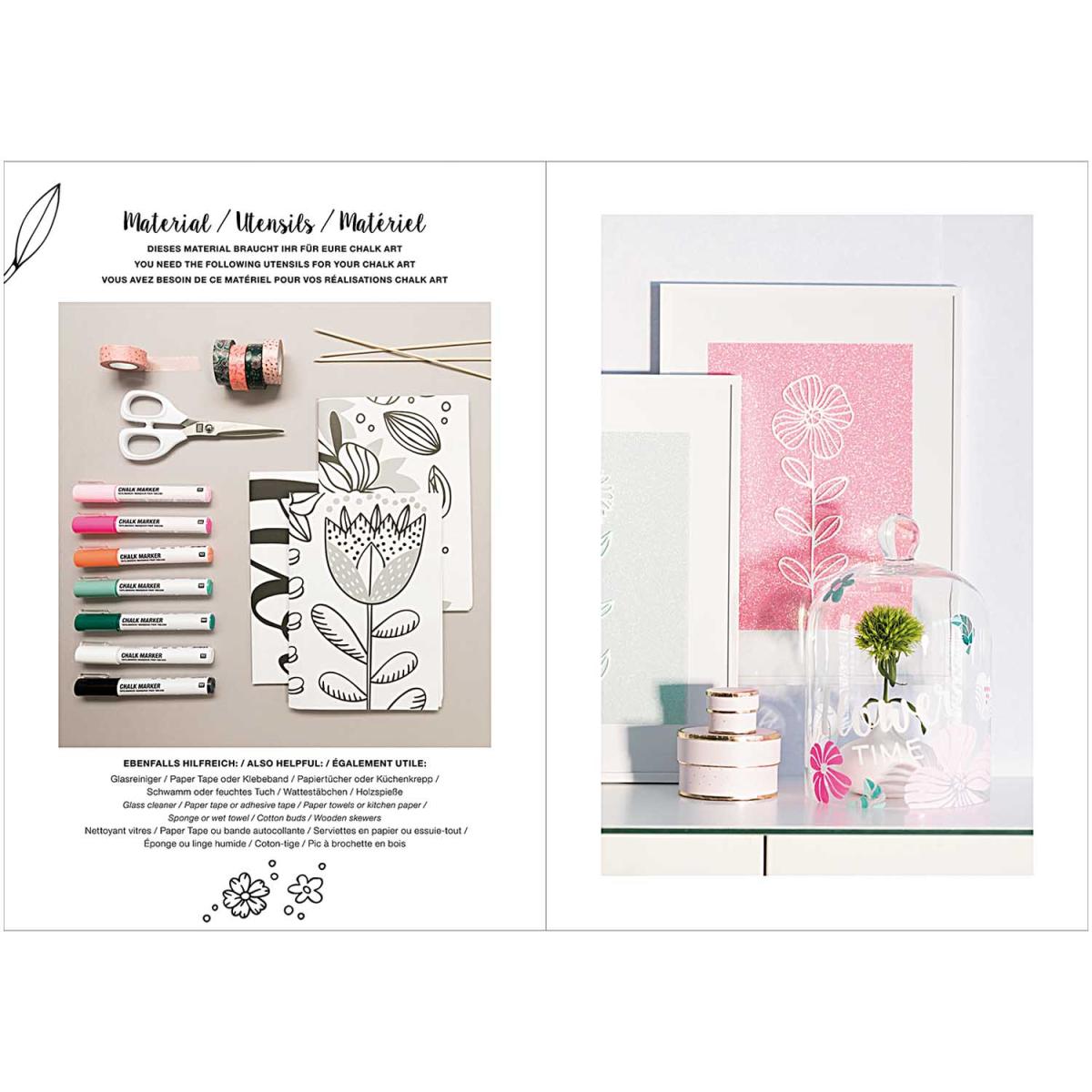 Rico Design Vorlagenmappe Flowers and Plants Fenster- und Glasmalerei mit Kreidestiften Rico Design Vorlagenmappe Flowers and Plants Fenster- und Glasmalerei mit Kreidestiften