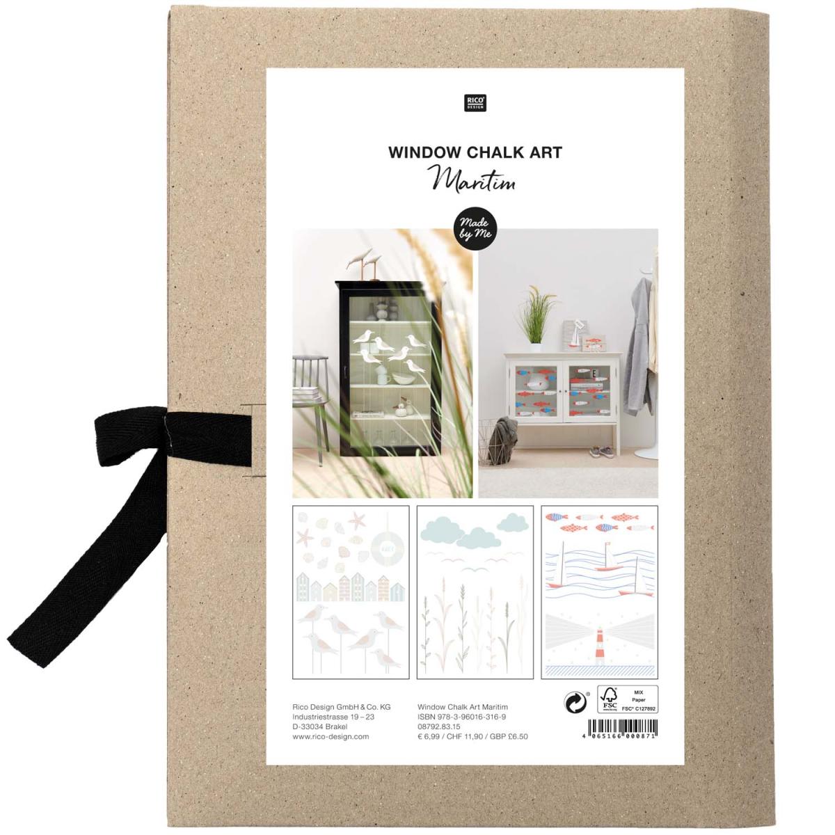 Rico Design Vorlagenmappe Maritim Fenster- und Glasmalerei mit Kreidestiften Rico Design Vorlagenmappe Maritim Fenster- und Glasmalerei mit Kreidestiften