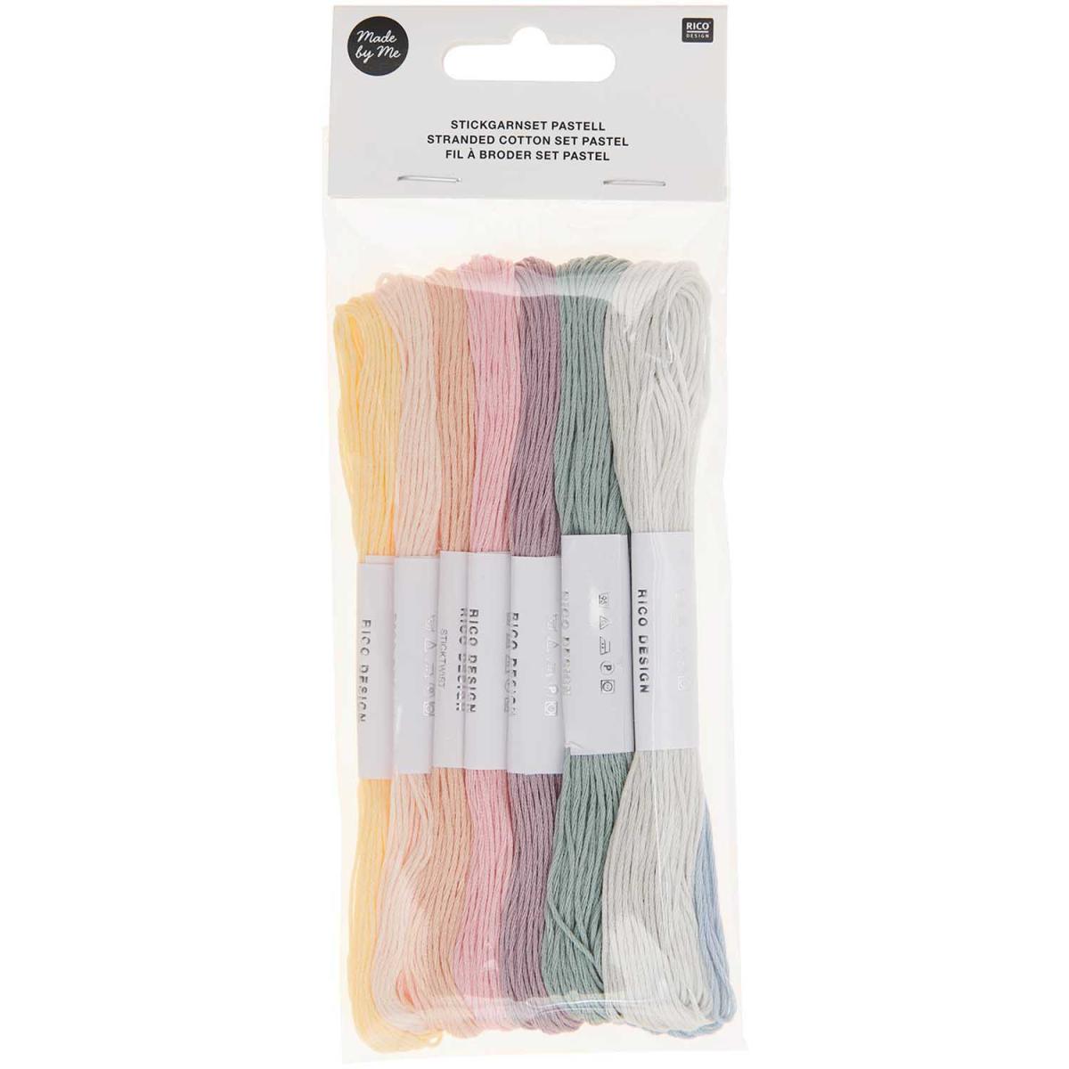 Rico Design Stickgarn Set Pastel 10teilig Rico Design Stickgarn Set Pastel 10teilig