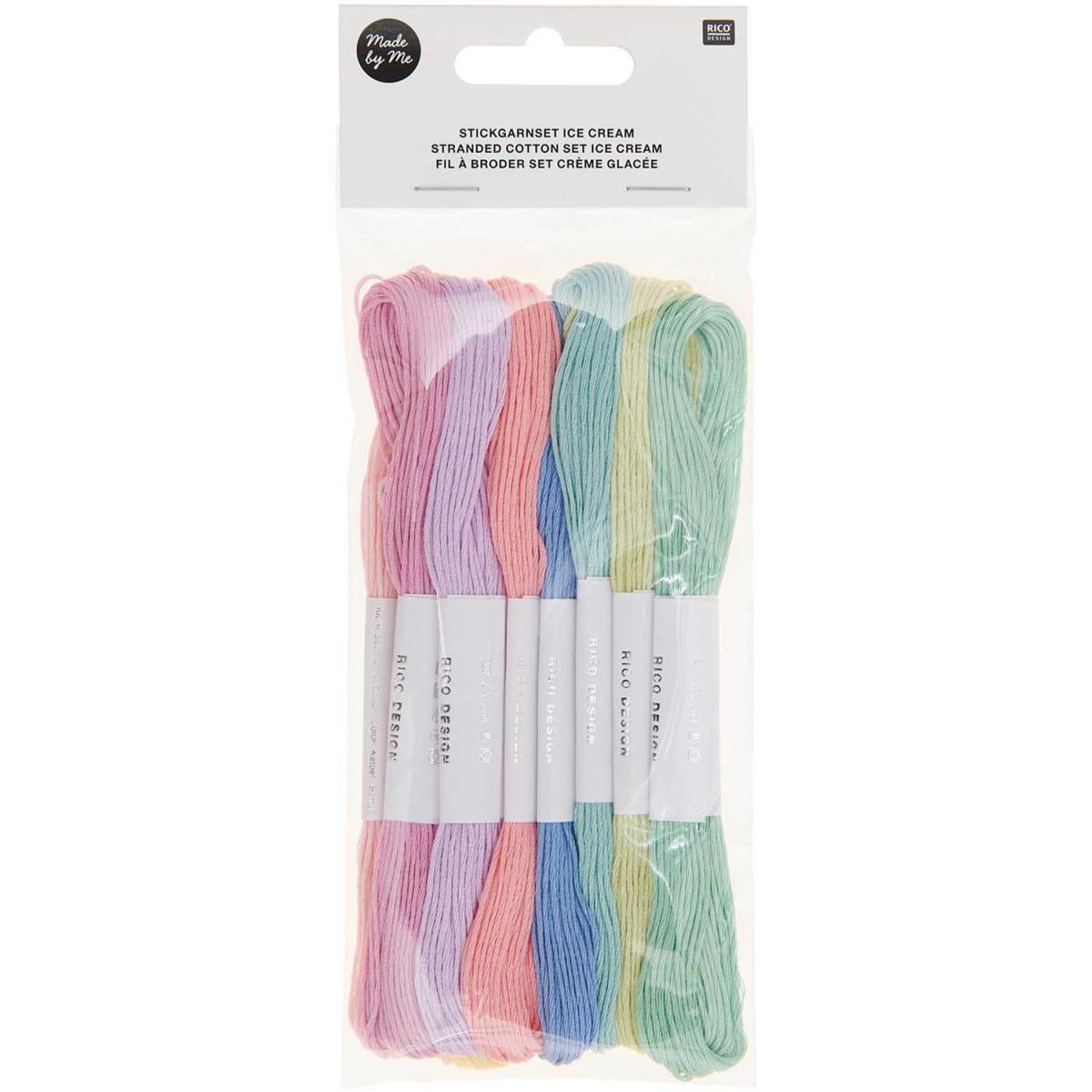Rico Design Stickgarn Set Ice Cream 10teilig Rico Design Stickgarn Set Ice Cream 10teilig