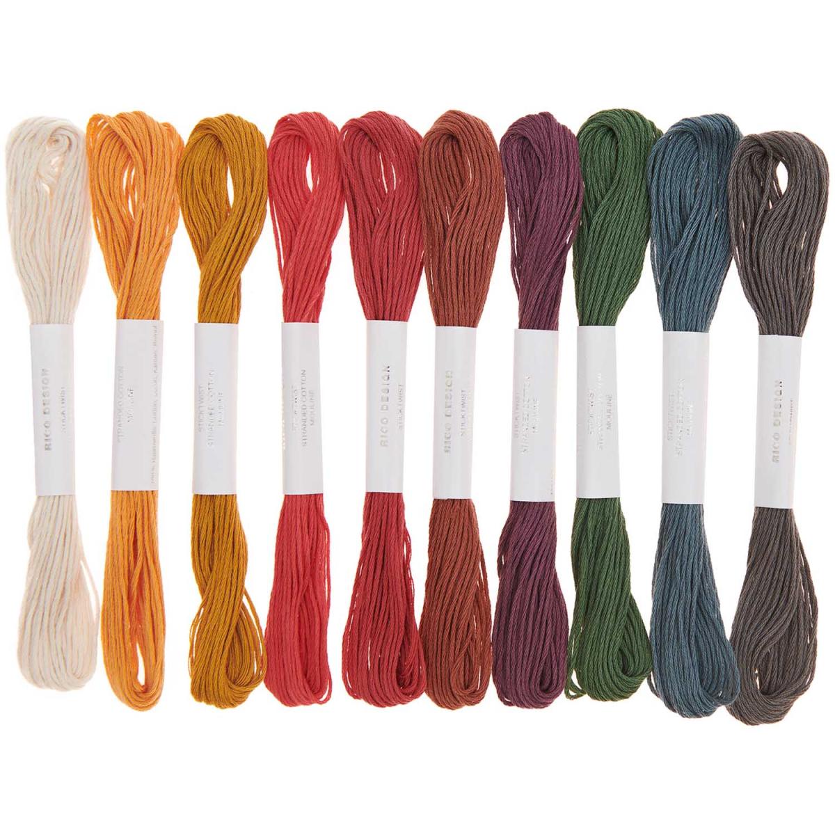 Rico Design Stickgarn Set Earthy 10teilig Rico Design Stickgarn Set Earthy 10teilig