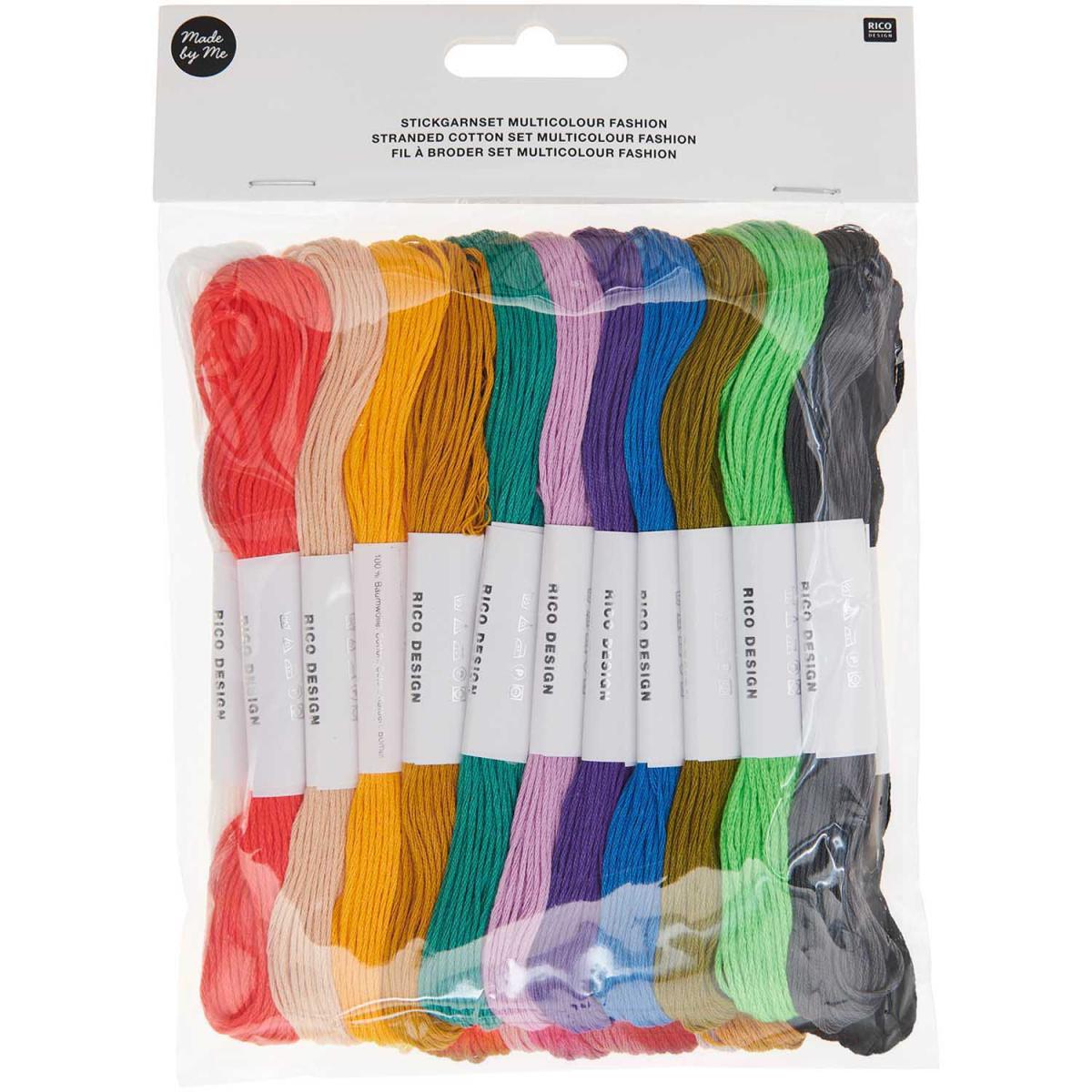 Rico Design Stickgarn Set Multicolour Fashion 24teilig Rico Design Stickgarn Set Multicolour Fashion 24teilig