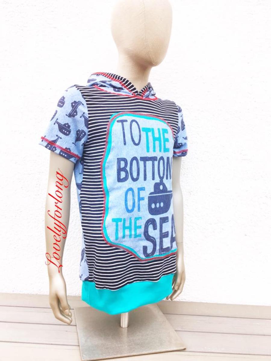 B-Ware Jersey "to the bootom of the sea" - Rapport 50cm