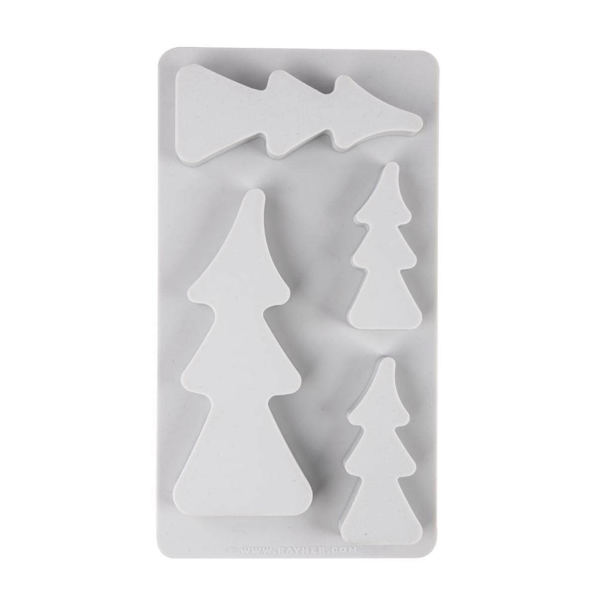 Rayher Silikon Gießform Tannenbäume - Weihnachten Rayher Silikon Gießform Tannenbäume - Weihnachten