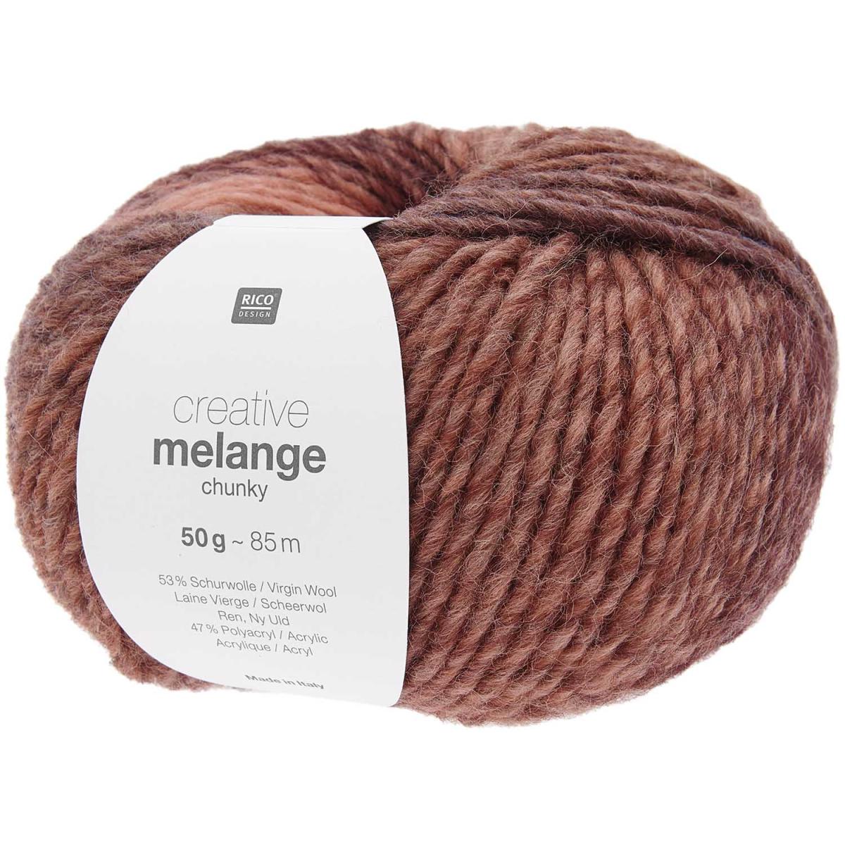 Rico Design Creative Melange chunky 50g 85m sundown Rico Design Creative Melange chunky 50g 85m sundown