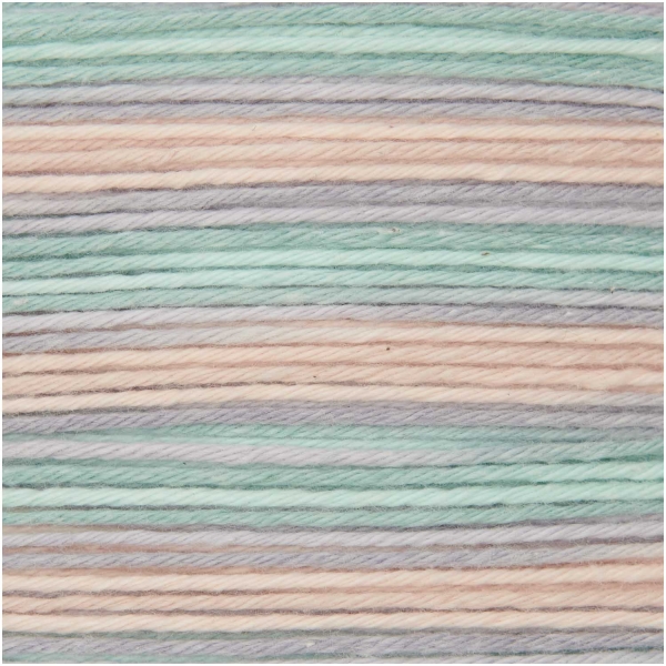 Rico Design Baby Cotton Soft Print dk 50g 125m mauve-aqua