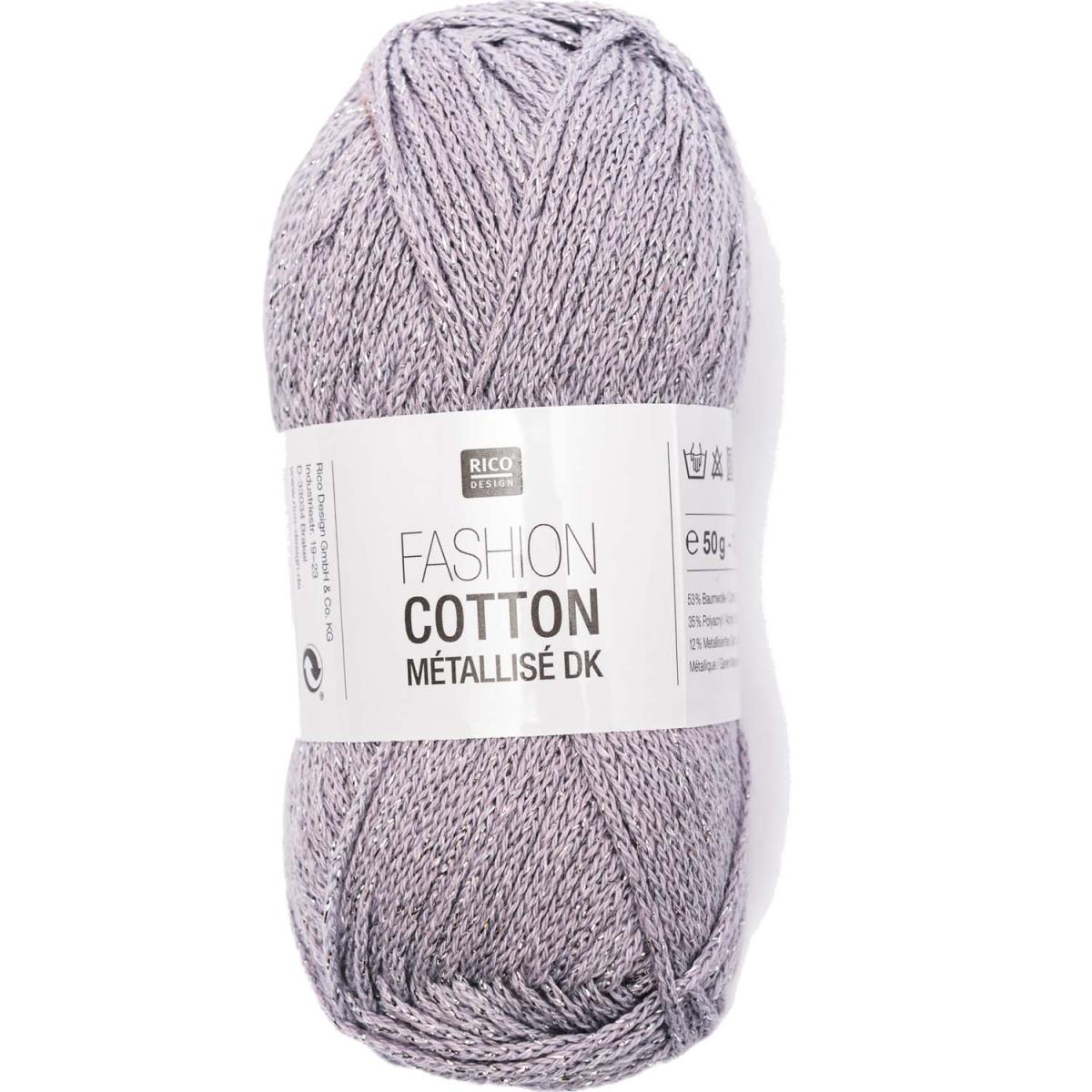 Rico Design Fashion Cotton Métallisé 50g 130m amethyst