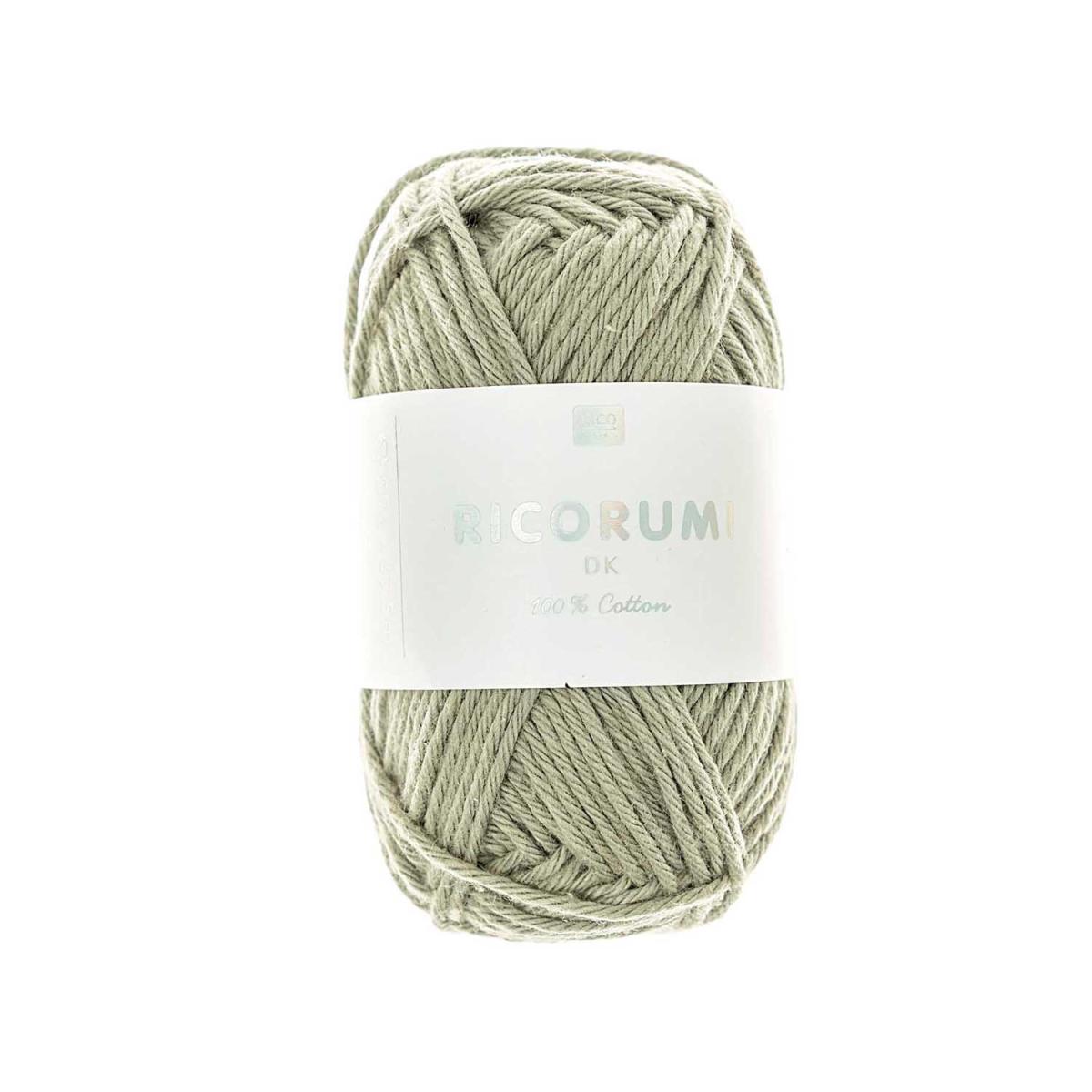 Ricorumi DK Häkelgarn Farbe 076 sumpfgrün