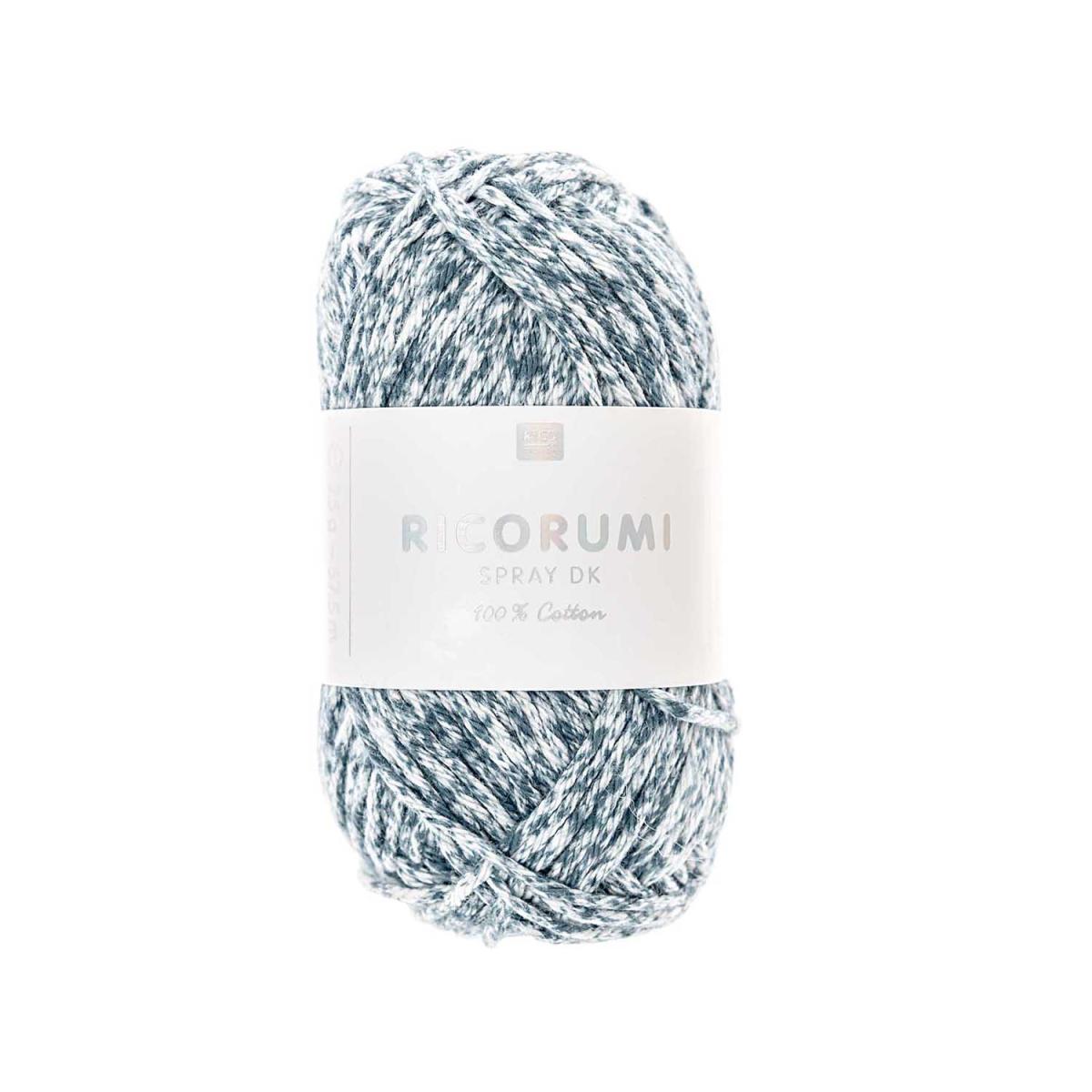 Ricorumi DK Häkelgarn Farbe 005 spray petrol Ricorumi DK Häkelgarn Farbe 005 spray petrol