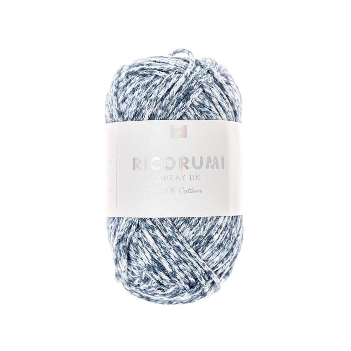 Ricorumi DK Häkelgarn Farbe 006 spray blau