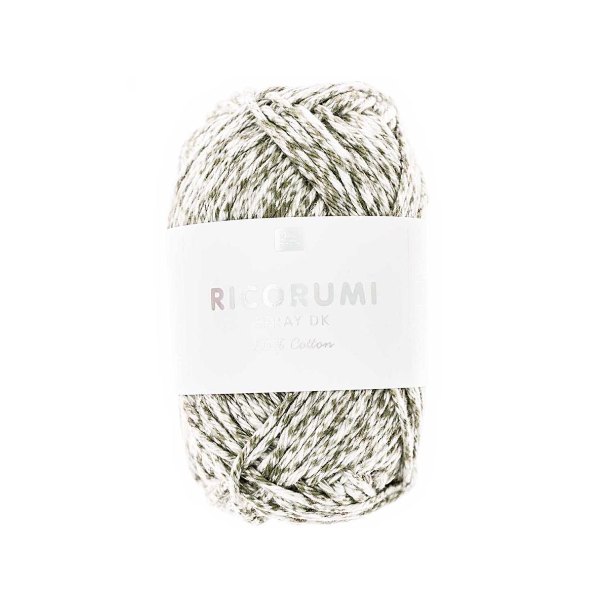 Ricorumi DK Häkelgarn Farbe 007 spray oliv Ricorumi DK Häkelgarn Farbe 007 spray oliv