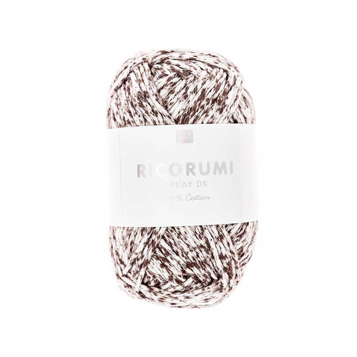 Ricorumi DK Häkelgarn Farbe 009 spray braun