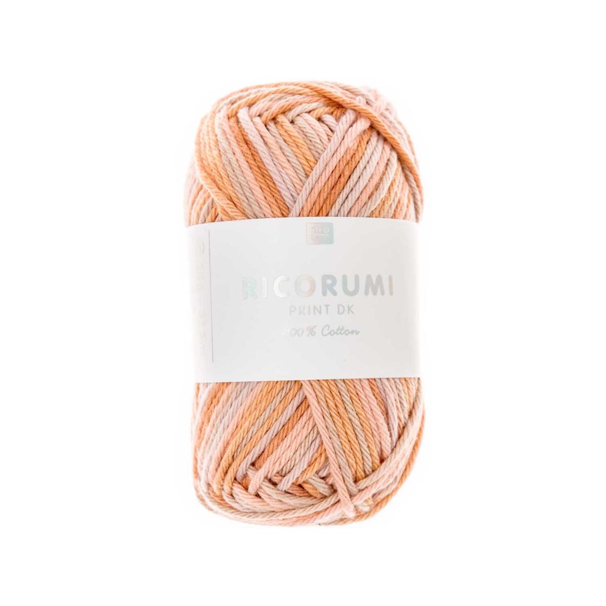 Ricorumi DK Häkelgarn Farbe 003 print lachs mix Ricorumi DK Häkelgarn Farbe 003 print lachs mix