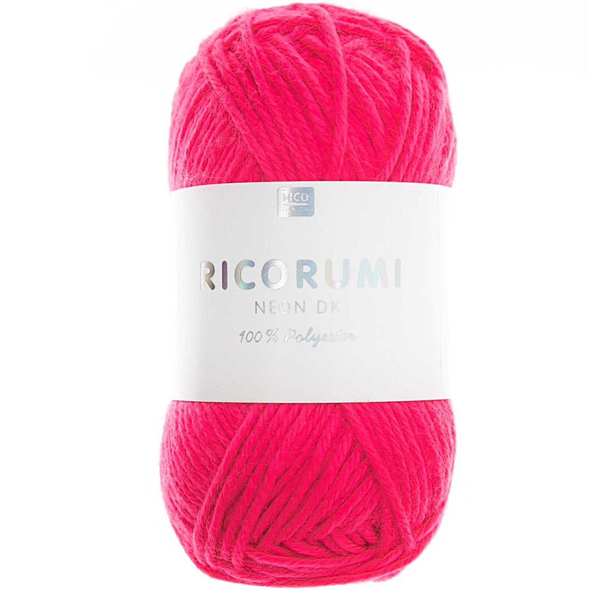 Ricorumi DK Häkelgarn Farbe 002 neon pink Ricorumi DK Häkelgarn Farbe 002 neon pink