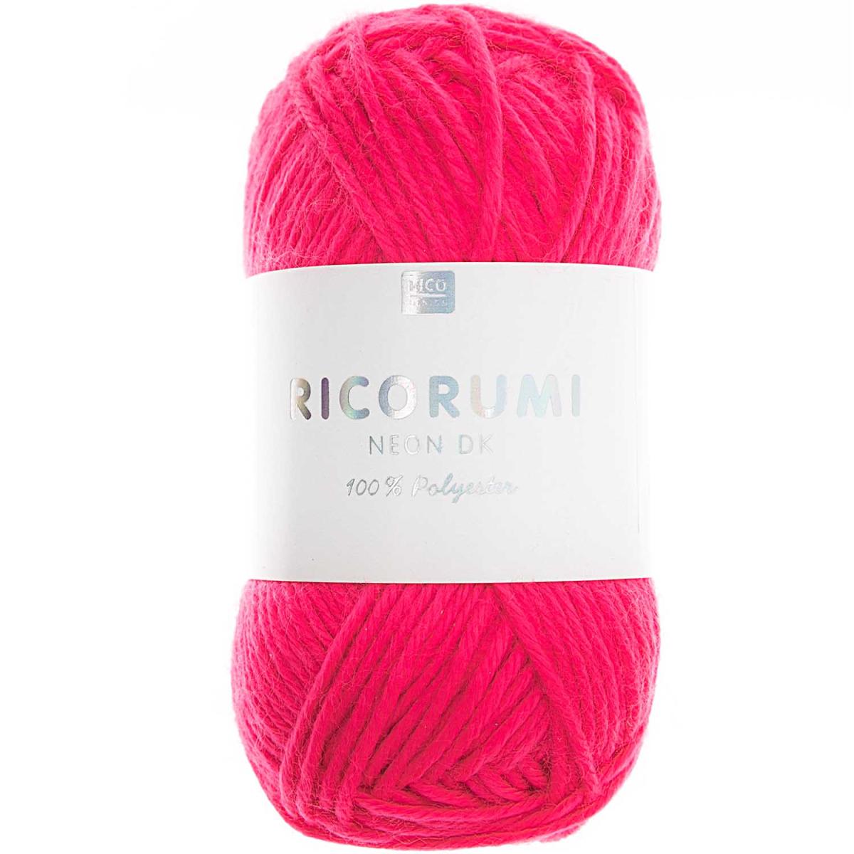 Ricorumi DK Häkelgarn Farbe 002 neon pink