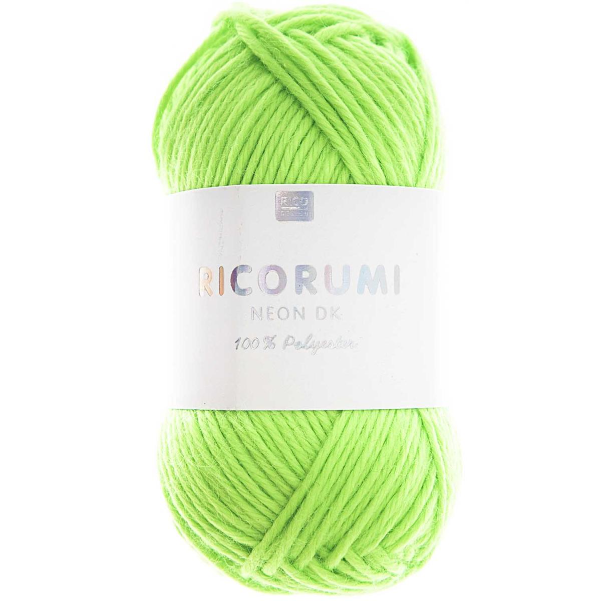 Ricorumi DK Häkelgarn Farbe 003 neon grün