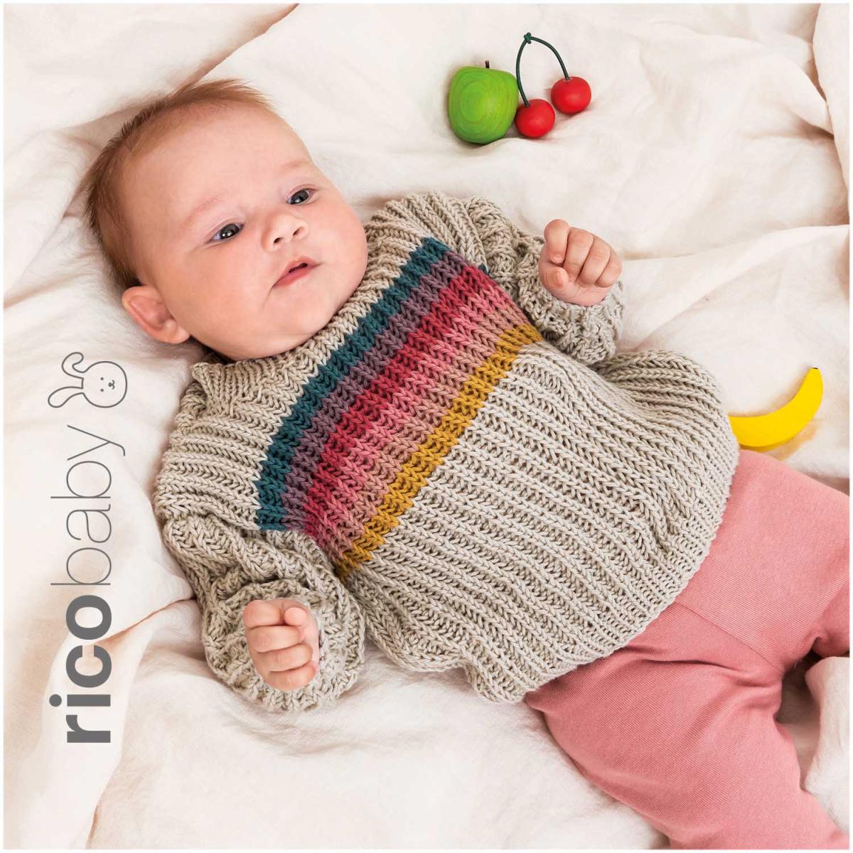 Rico Design Baby Cotton Soft dk 50g 125m kokos Rico Design Baby Cotton Soft dk 50g 125m kokos