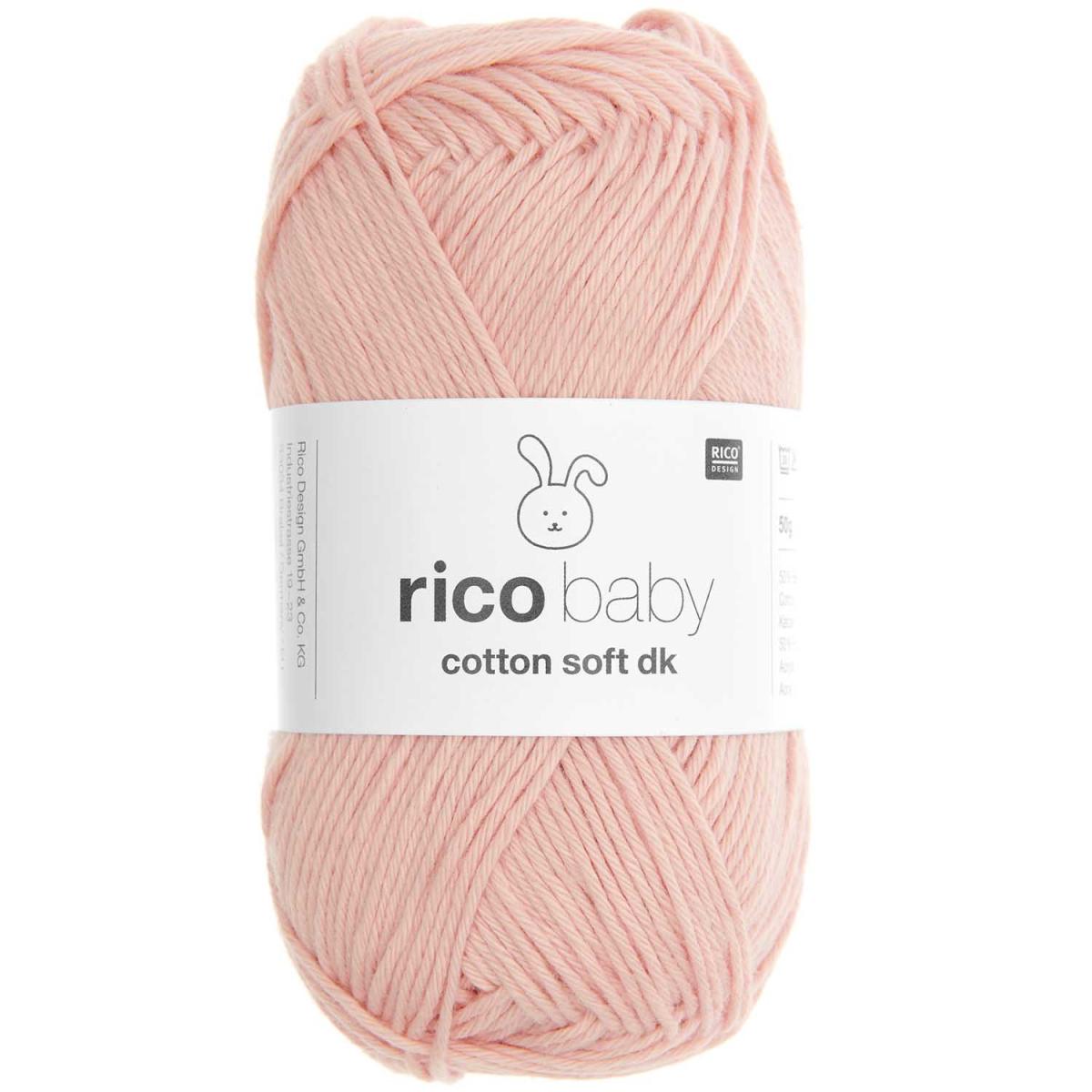 Rico Design Baby Cotton Soft dk 50g 125m rosa