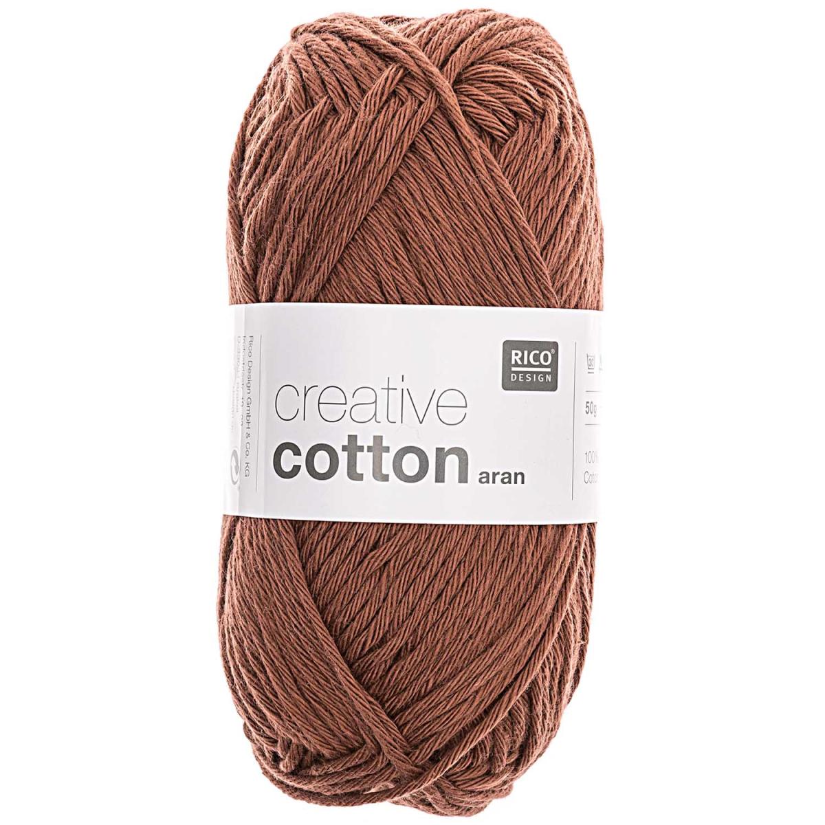 Rico Design Creative Cotton aran 50g 85m nougat