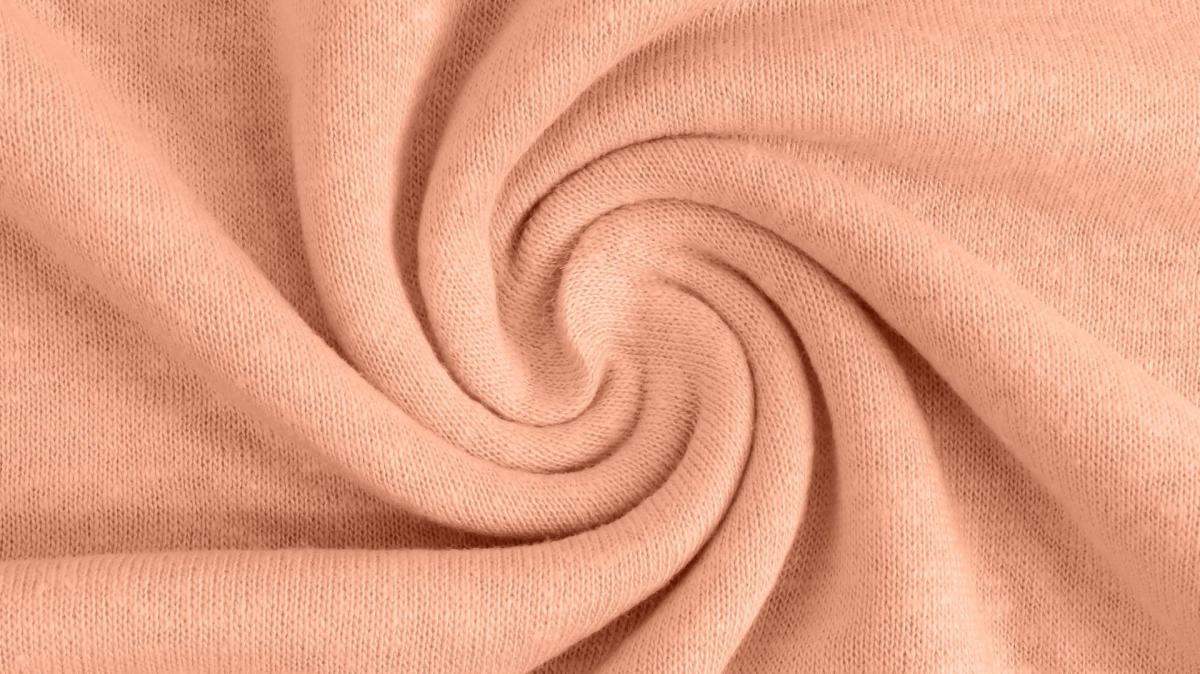 Jersey Leinen - Viskose blush lachsrosa