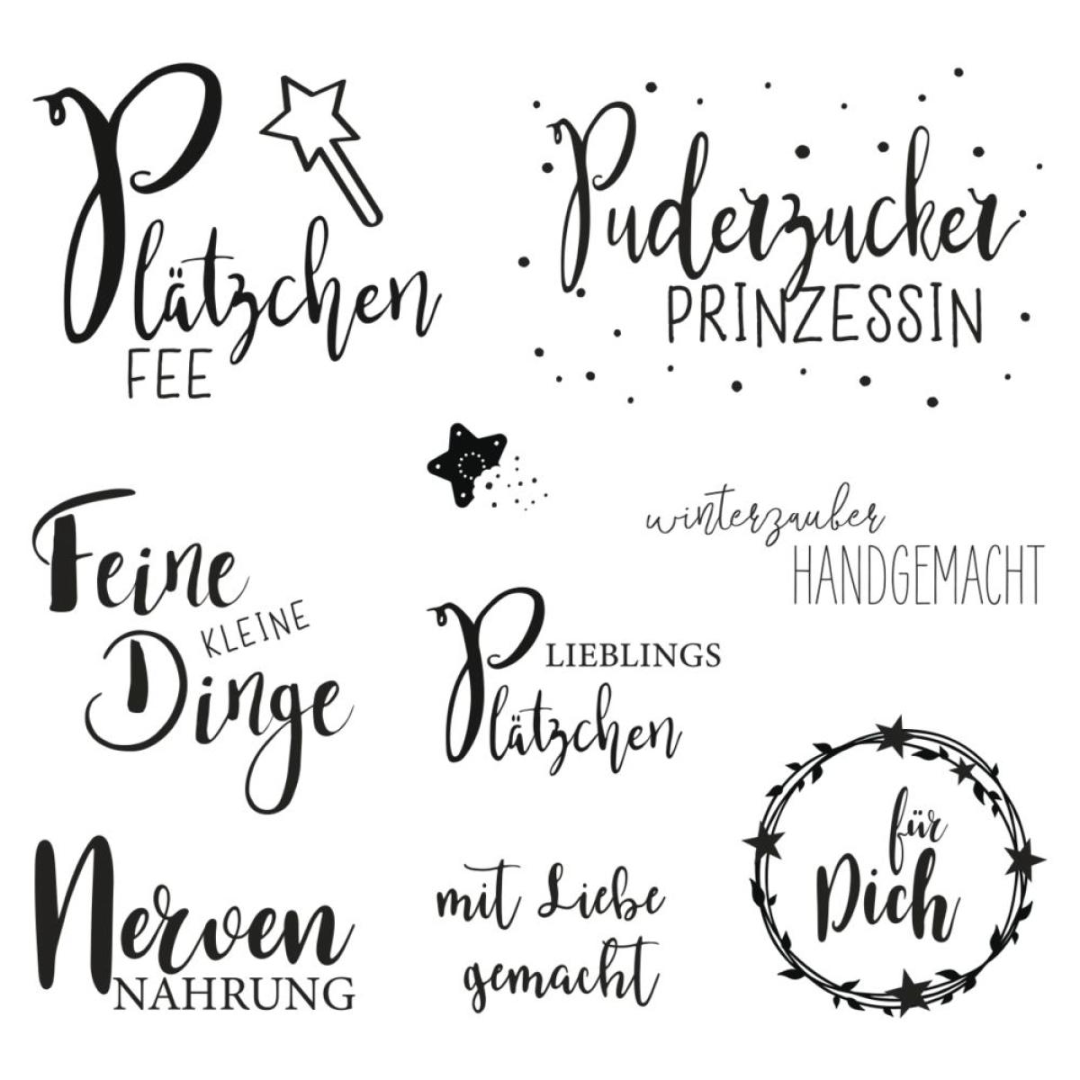 Rayher Clear Stamps - Süße Grüße Rayher Clear Stamps - Süße Grüße