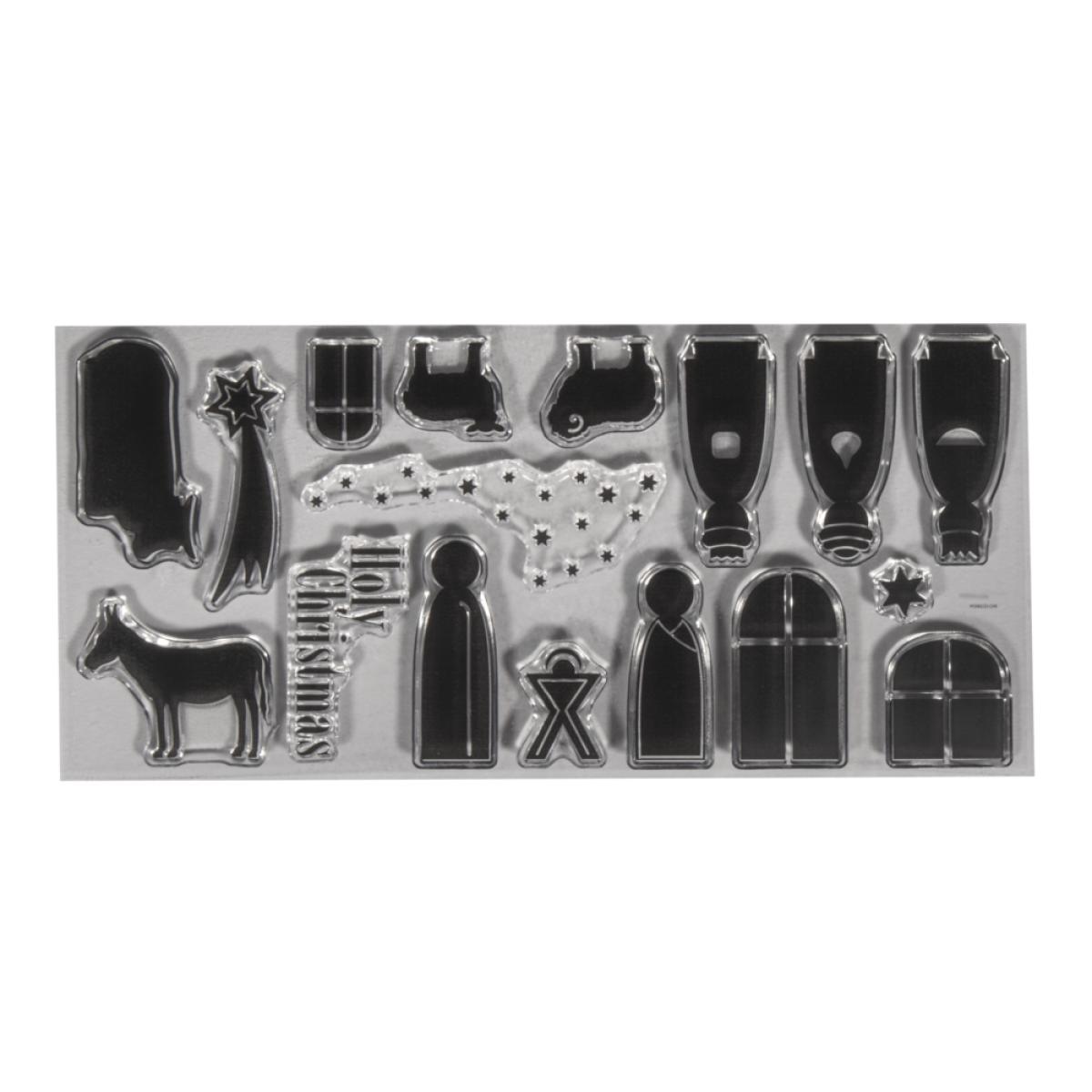 Rayher Clear Stamps - Krippe - Stempel Weihnachten Rayher Clear Stamps - Krippe - Stempel Weihnachten