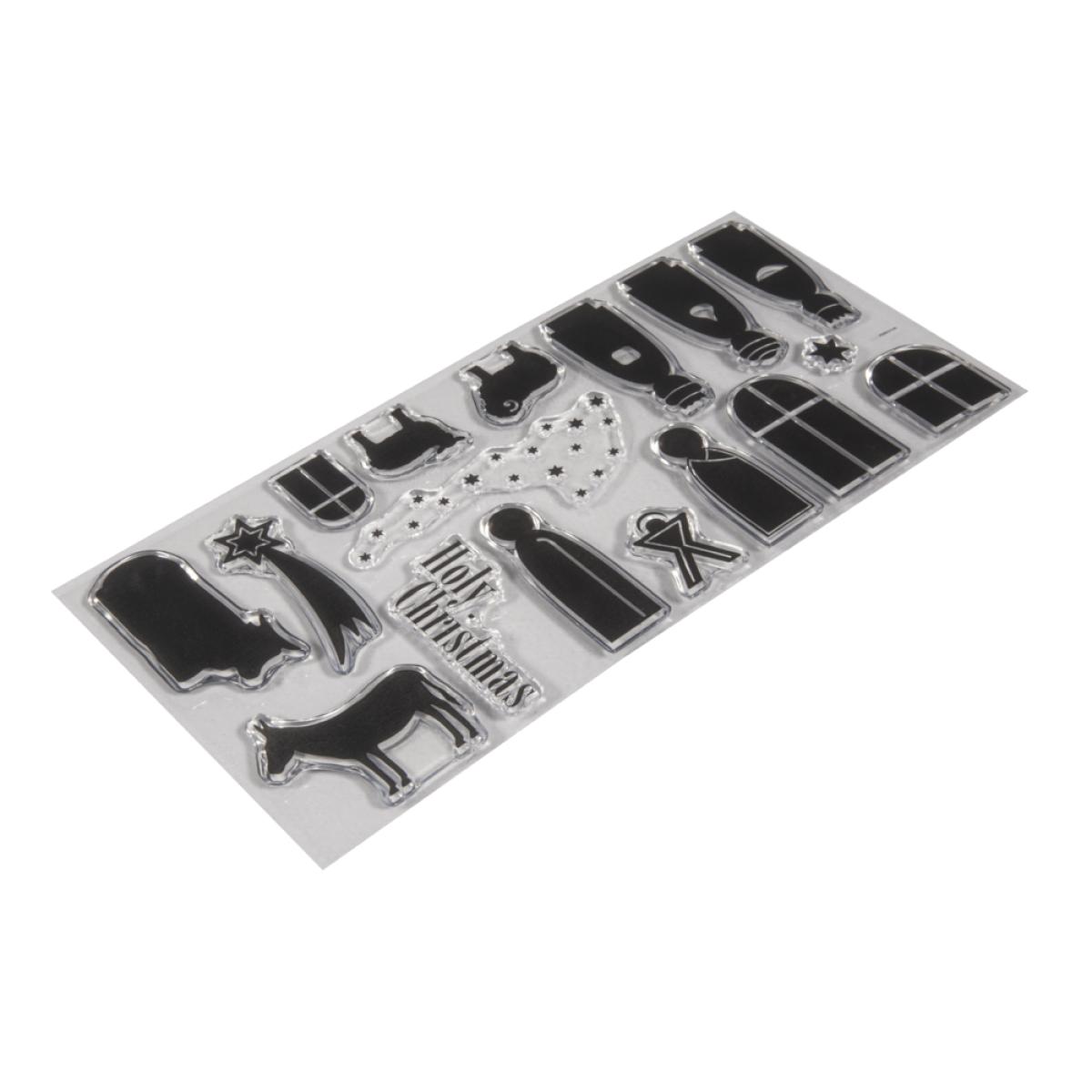 Rayher Clear Stamps - Krippe - Stempel Weihnachten Rayher Clear Stamps - Krippe - Stempel Weihnachten