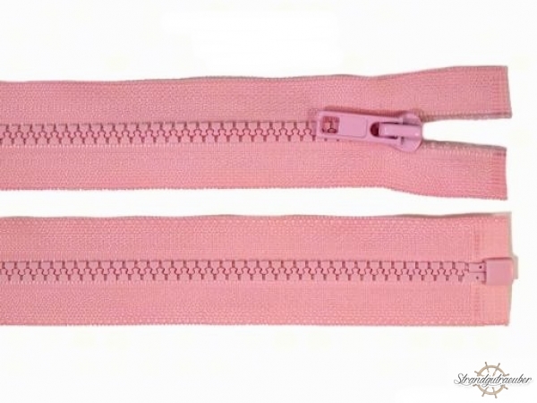 Teilbarer Reißverschluss 60cm - rosa