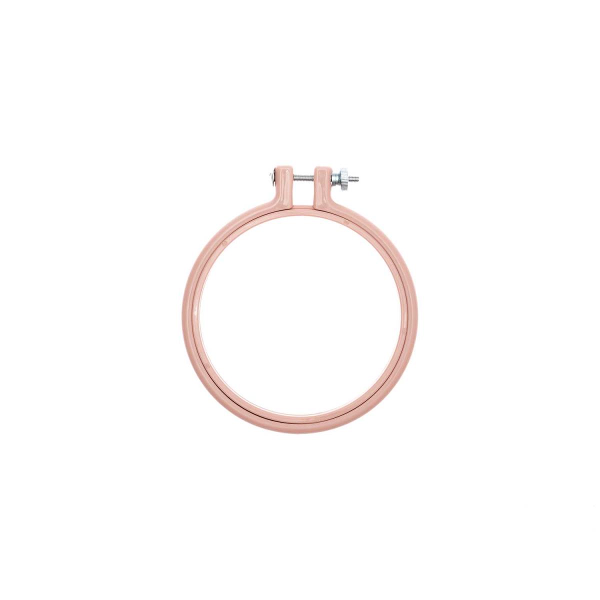 Rico Design Stickring aus Kunststoff rosa 10,1cm Rico Design Stickring aus Kunststoff rosa 10,1cm