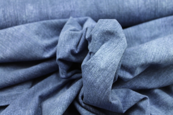 Jersey Jeansoptik - kräftiges blau
