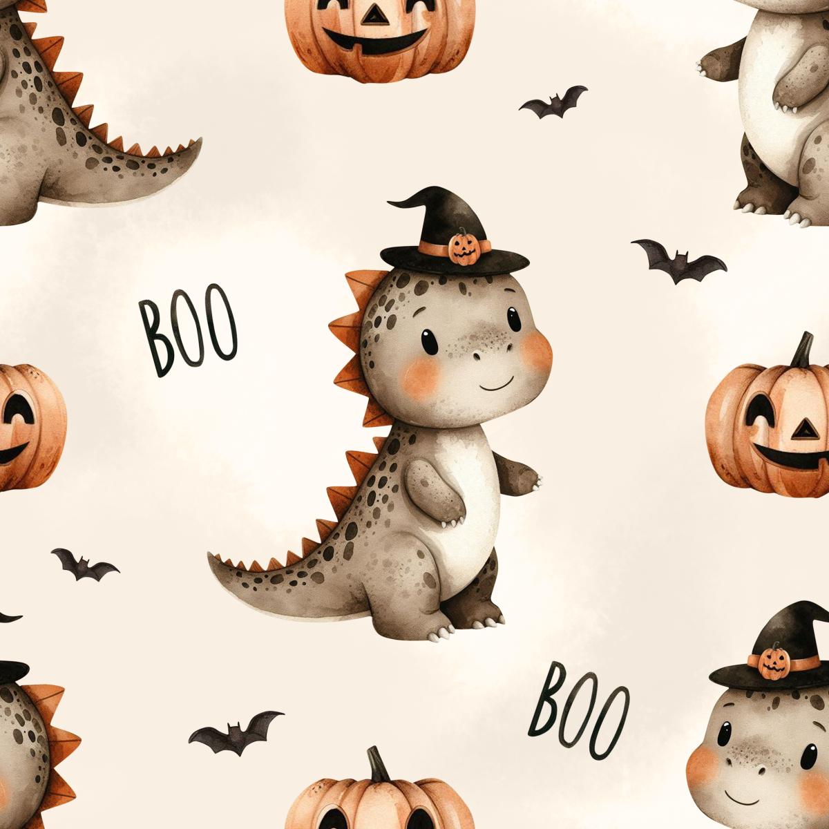 Halloween Drache - Bio Jersey / Bio French Terry Halloween Drache - Bio Jersey / Bio French Terry