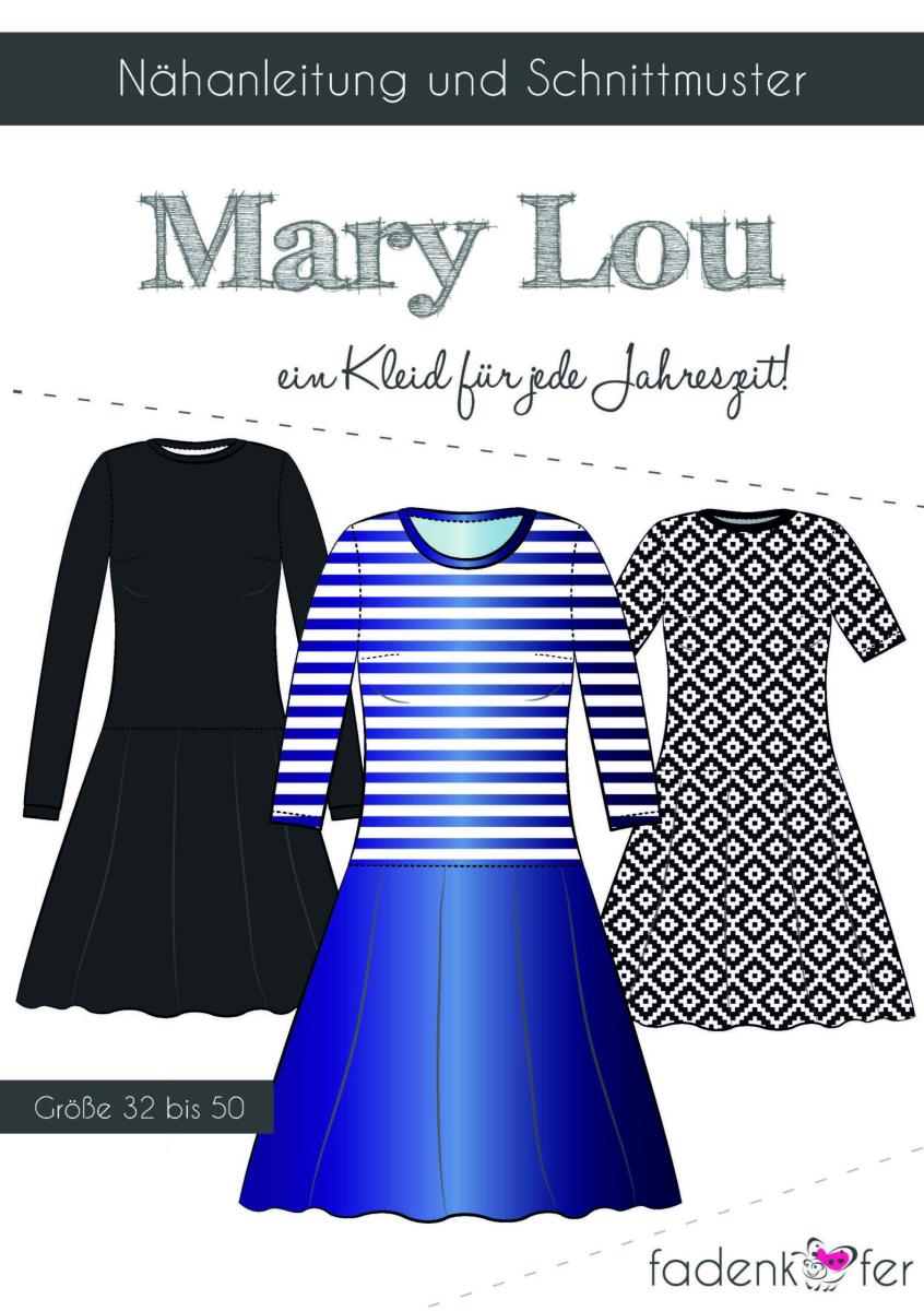 Kleid Mary-Lou Damen von Fadenkäfer - Papierschnittmuster Kleid Mary-Lou Damen von Fadenkäfer - Papierschnittmuster