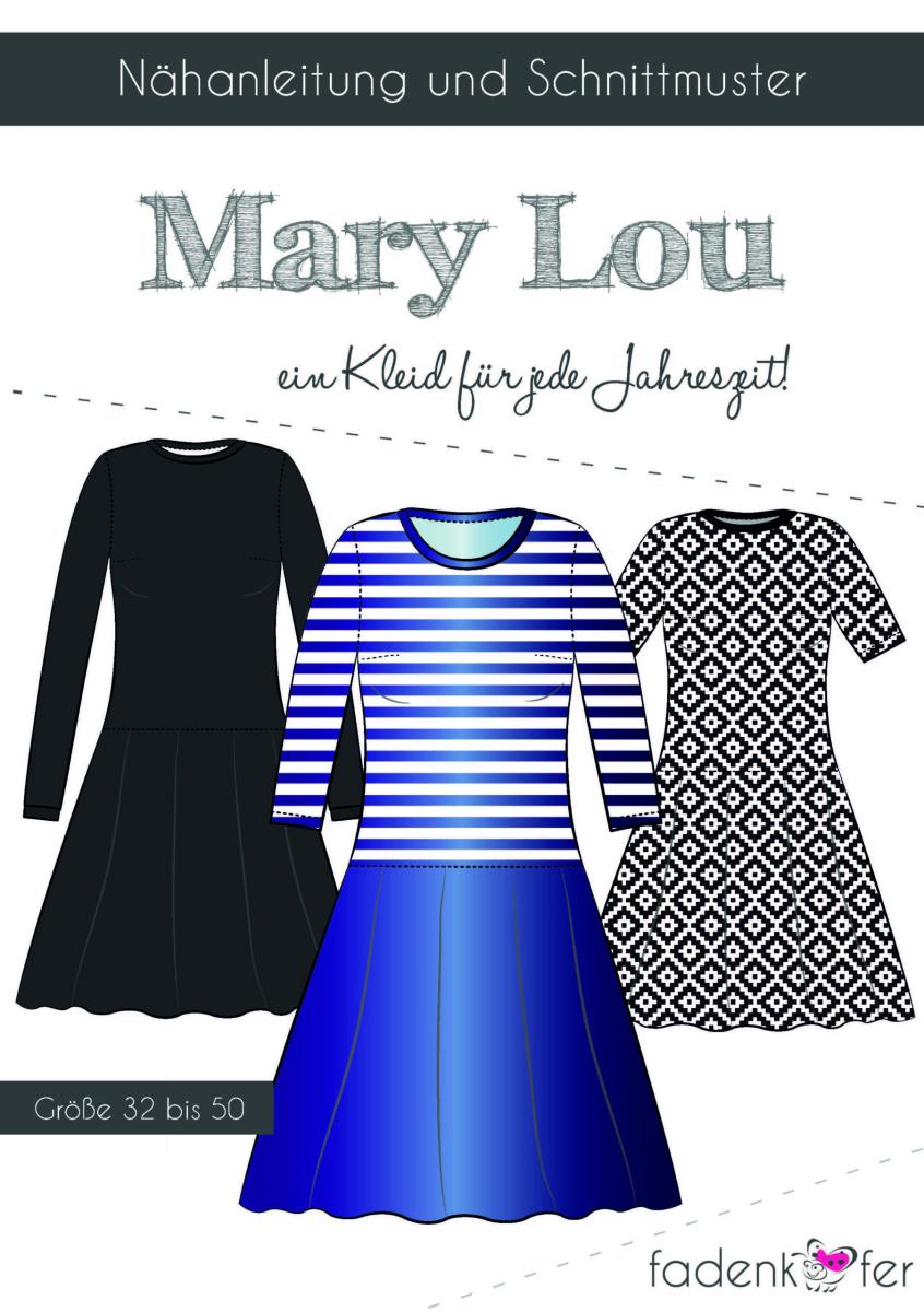 Kleid Mary-Lou Damen von Fadenkäfer - Papierschnittmuster