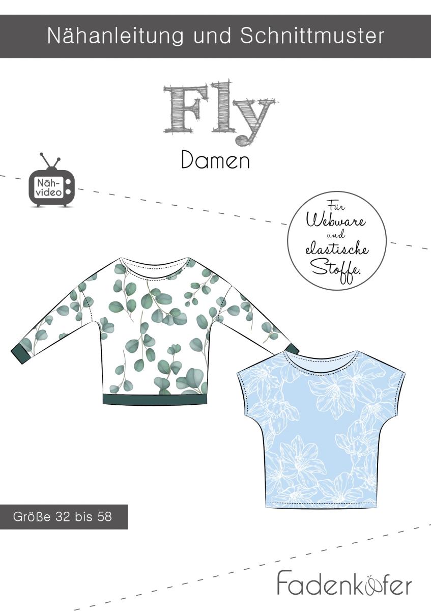 Shirt Fly von Fadenkäfer - Papierschnittmuster