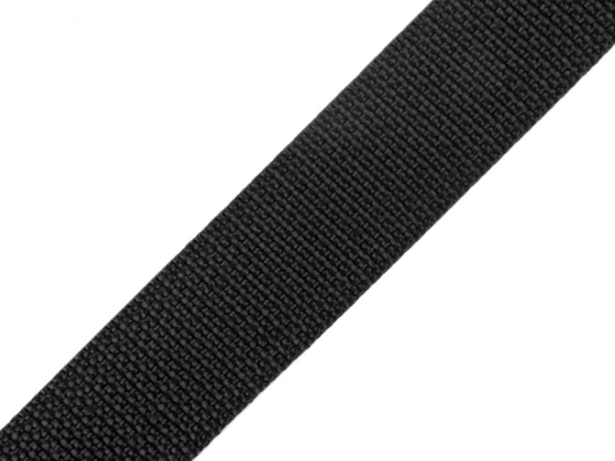 Gurtband PP schwarz 25mm Gurtband PP schwarz 25mm