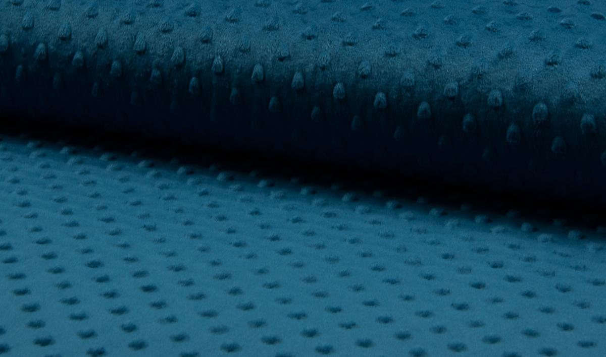 Minkyfleece - blaues petrol Minkyfleece - blaues petrol