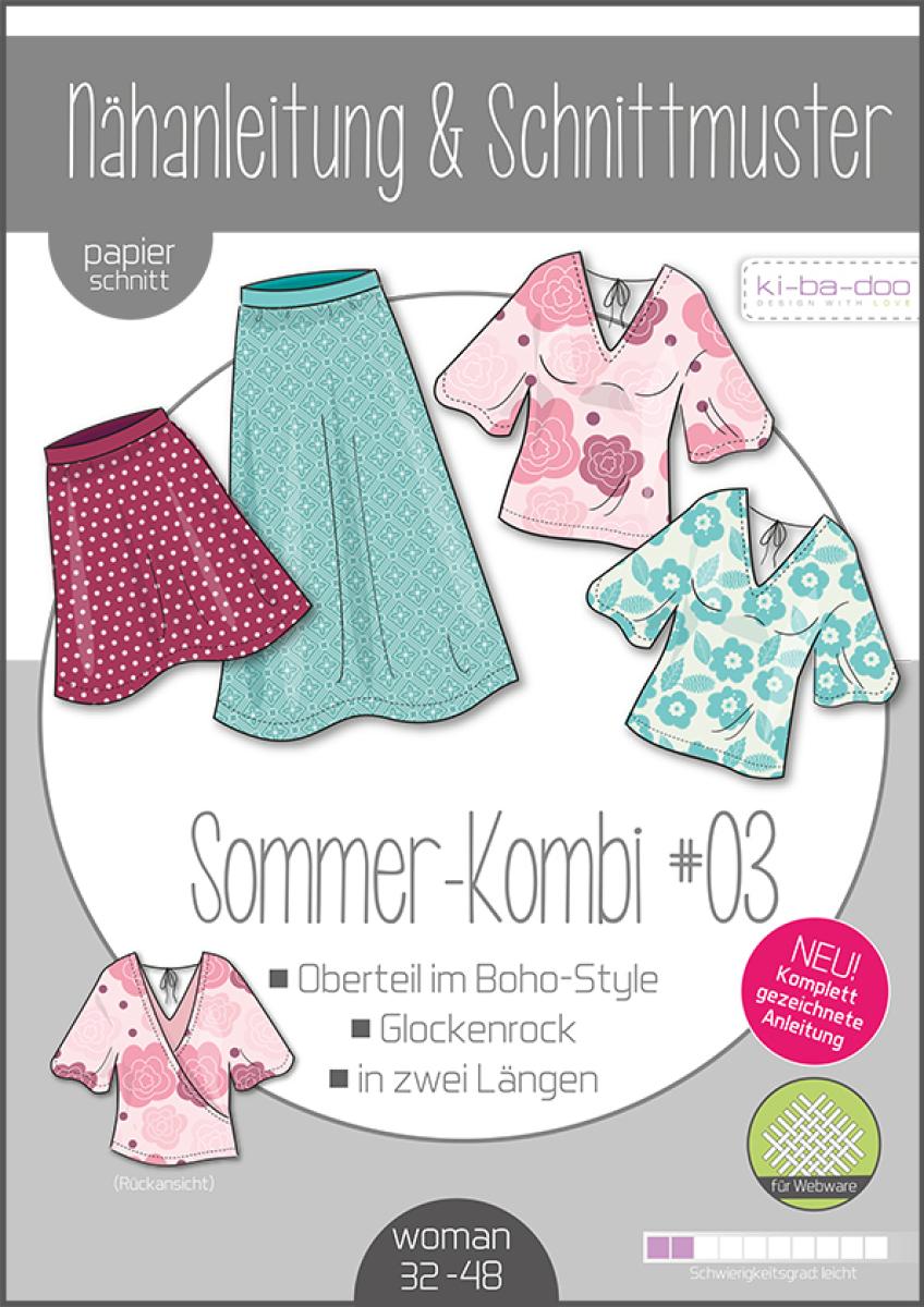 Mix & Match "Sommerkombi" - von ki-ba-doo Papierschnittmuster Mix & Match "Sommerkombi" - von ki-ba-doo Papierschnittmuster