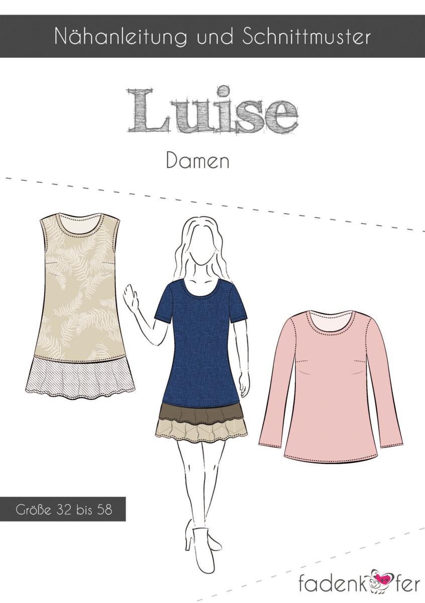 Kleid Luise Damen von Fadenkäfer - Papierschnittmuster