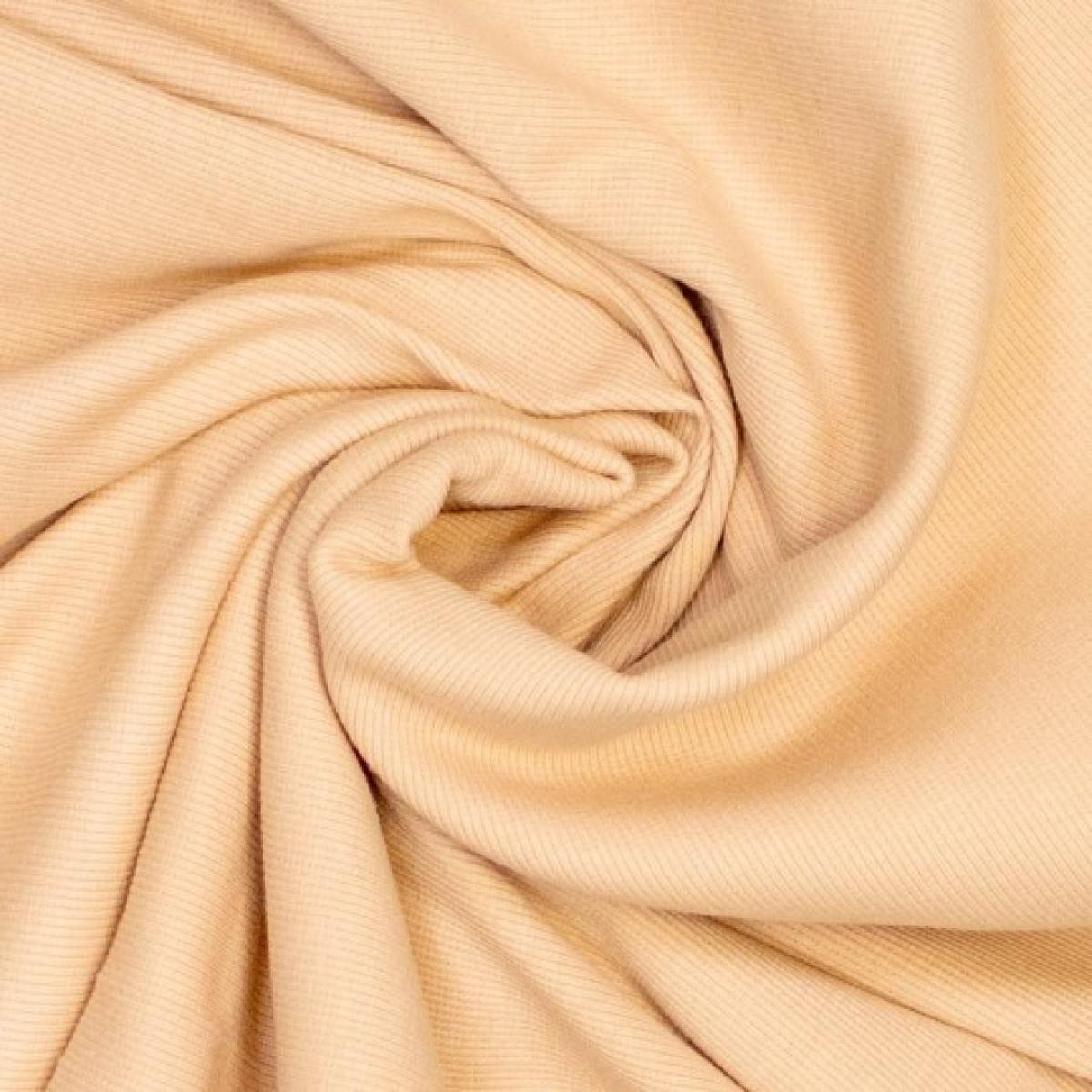 Bündchen Feinripp - mandelbeige Bündchen Feinripp - mandelbeige