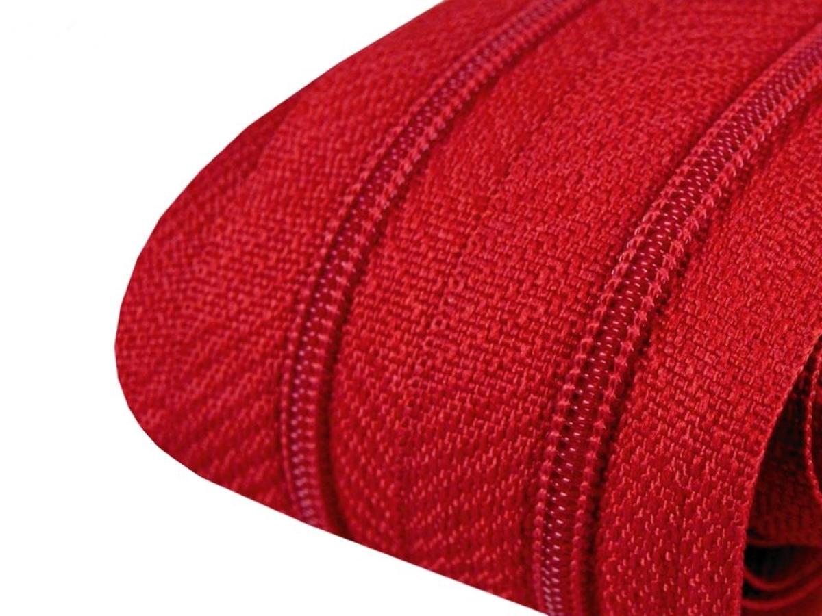 Endlosreißverschluss rot 3mm Endlosreißverschluss rot 3mm