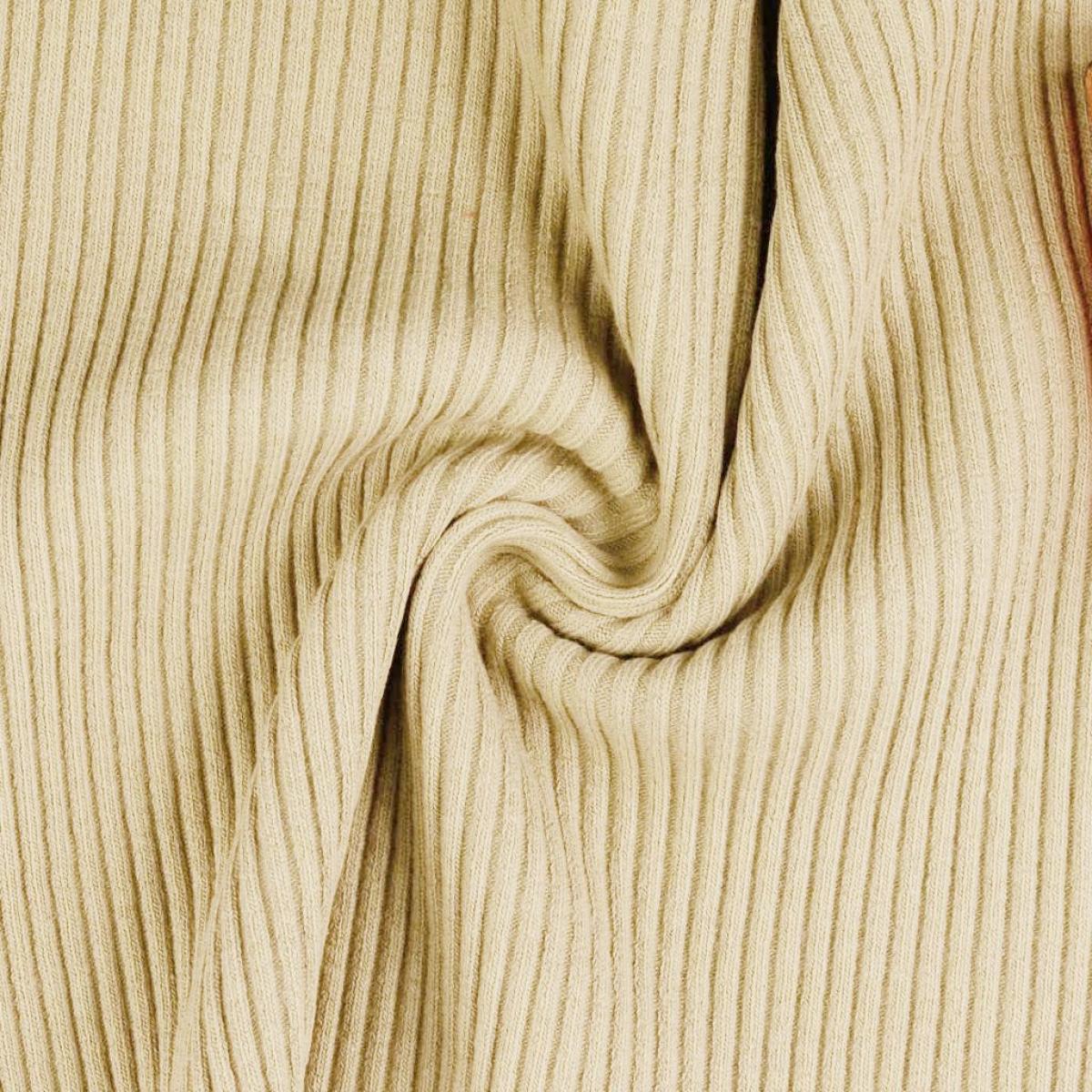 Grobstrickbündchen - beige