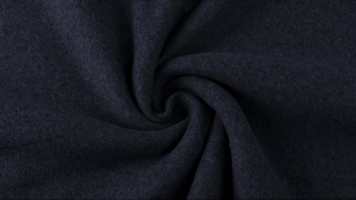 Baumwollfleece - marine Baumwollfleece - marine