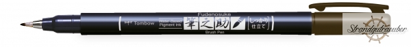 TOMBOW WS-BH31 Brush Pen Fudenosuke braun